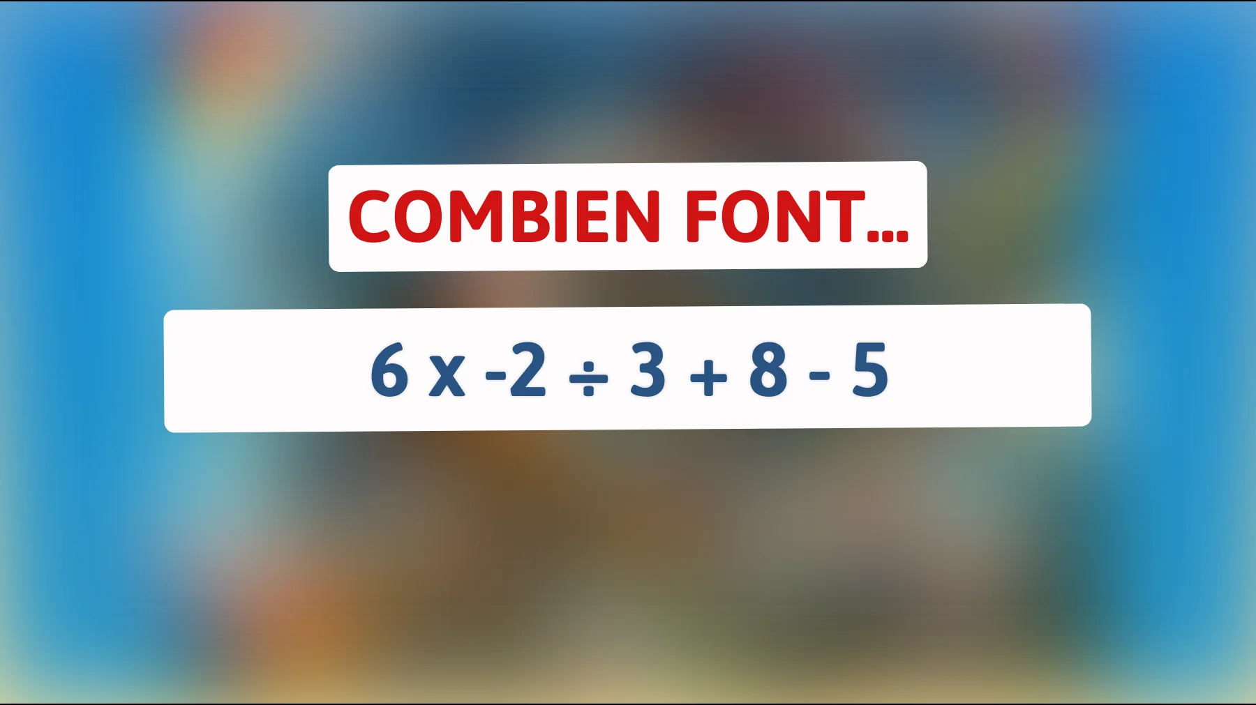 Cette énigme de maths va-t-elle te laisser perplexe ? Teste ton cerveau !"